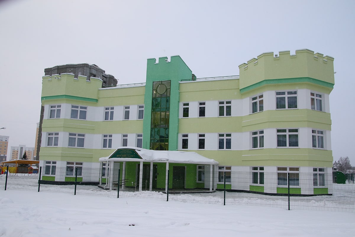 Двухэтажный детский сад в Свердловской области
